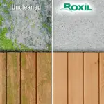 Roxil Wood & Patio Cleaner Untreated & Roxil Treated - Toner Dampproofing Supplies Ltd