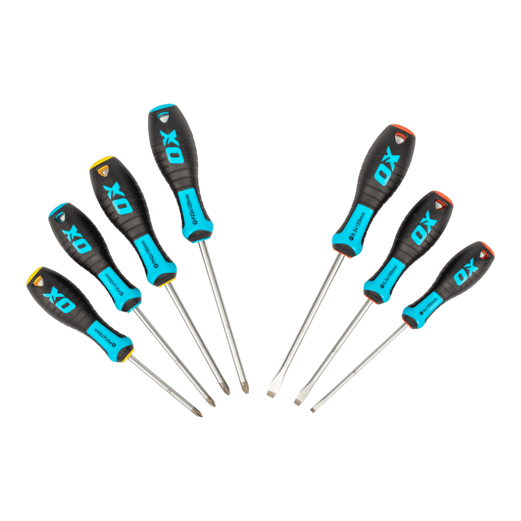 OX Pro 7 Piece Screwdriver Set - Card Display Box - Toner Dampproofing ...