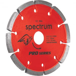Spectrum Superior Dia Blade – Mortar Raking - RX6-115/22 - RX6-125/22 - RX6-180/22