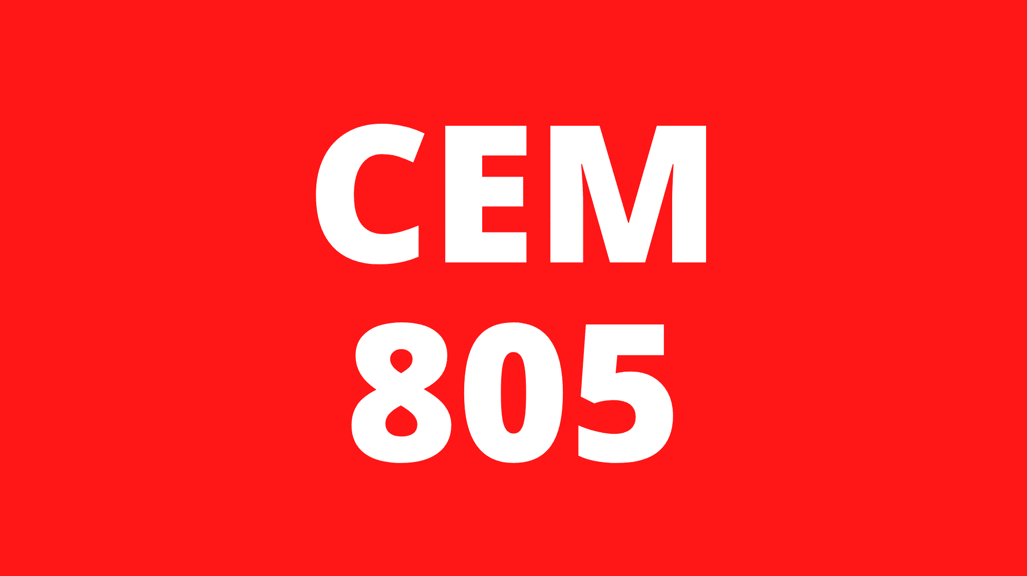 CEM 805 Logo