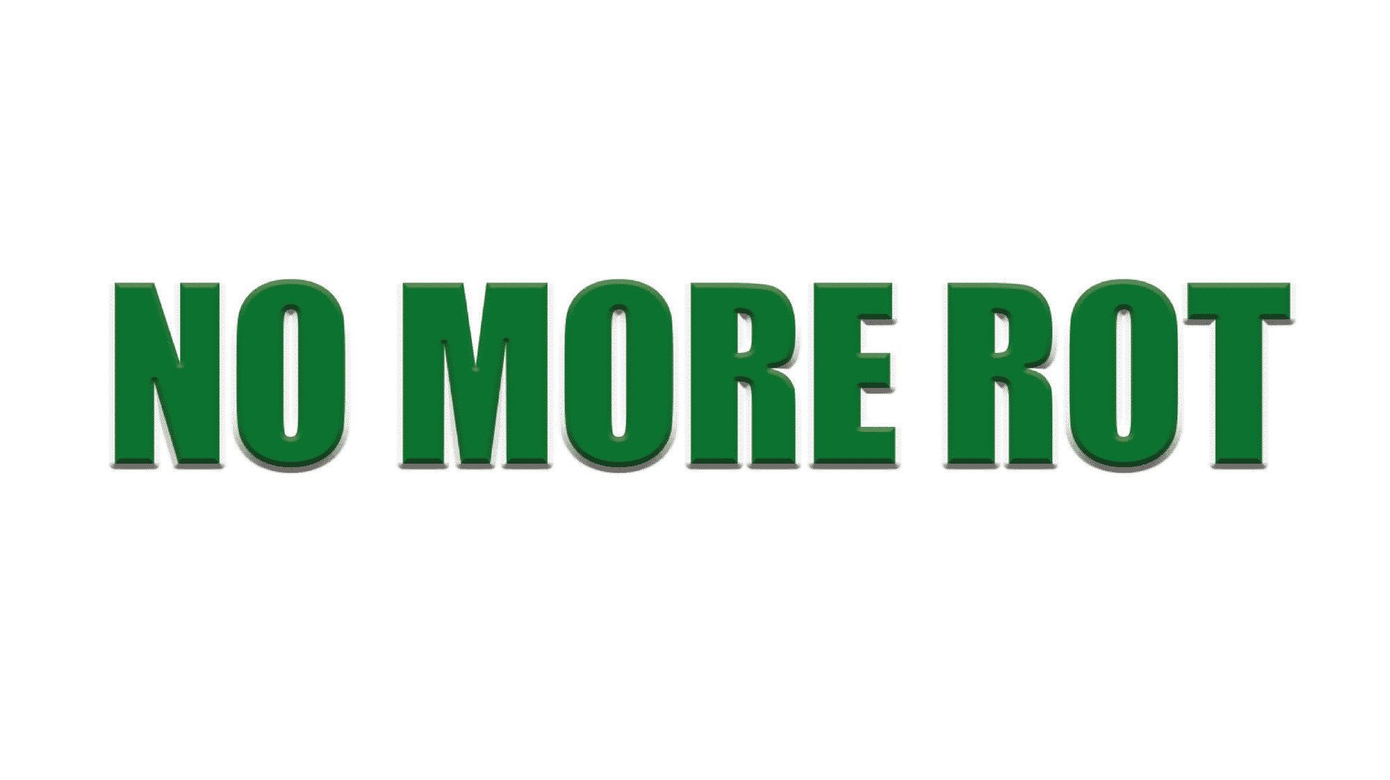 NO MORE ROT logo