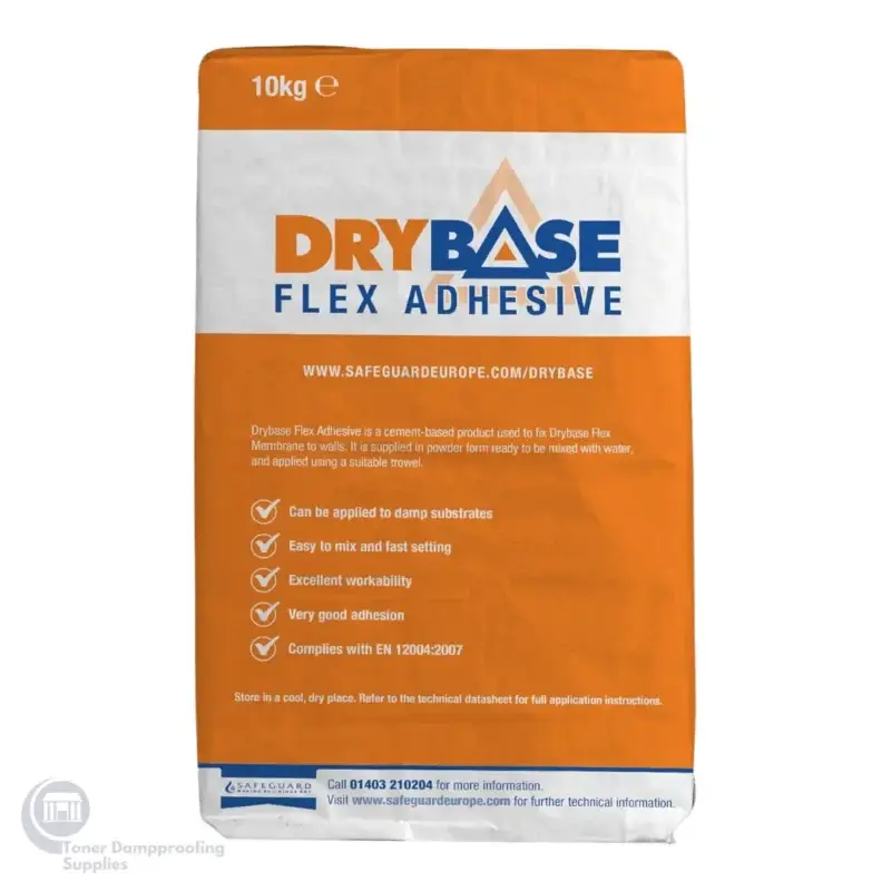 Drybase Flex Adhesive 10 kg DB FA10 – Toner Dampproofing Supplies Ltd (UK)