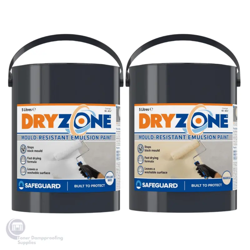 Dryzone Mould Resistant Emulsion Paint 5L DZ AMP 5 M DZ AMP 5 W