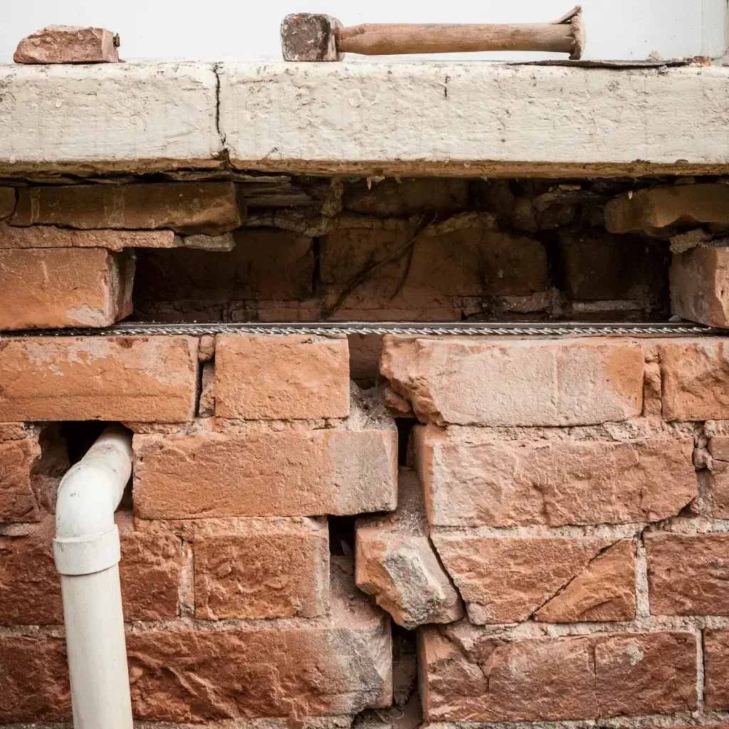 Home - Damp Proofing Products - Water Proofing Products – Toner Dampproofing Supplies Ltd (UK) Early Stage Of Structural Repair Project
