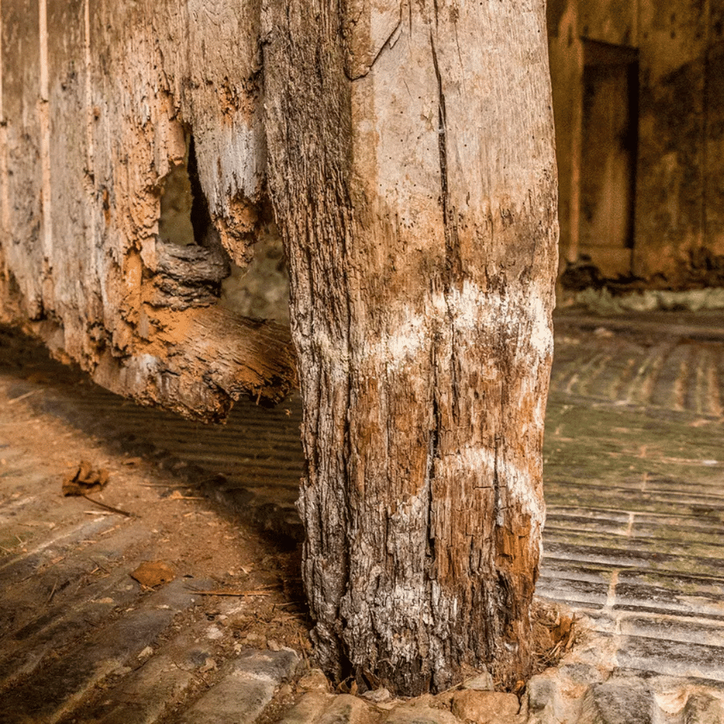 Wet Rot Affecting Timber